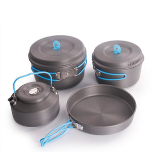 Camping Cooking Pans Tableware Foldable